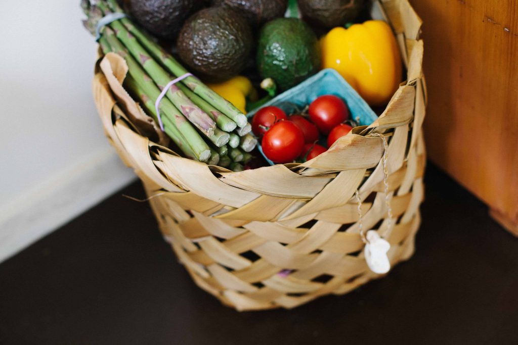 basket of fresh produce