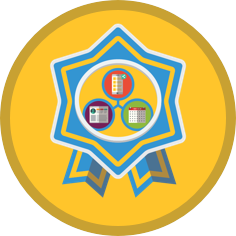 Interconnected platforms badge