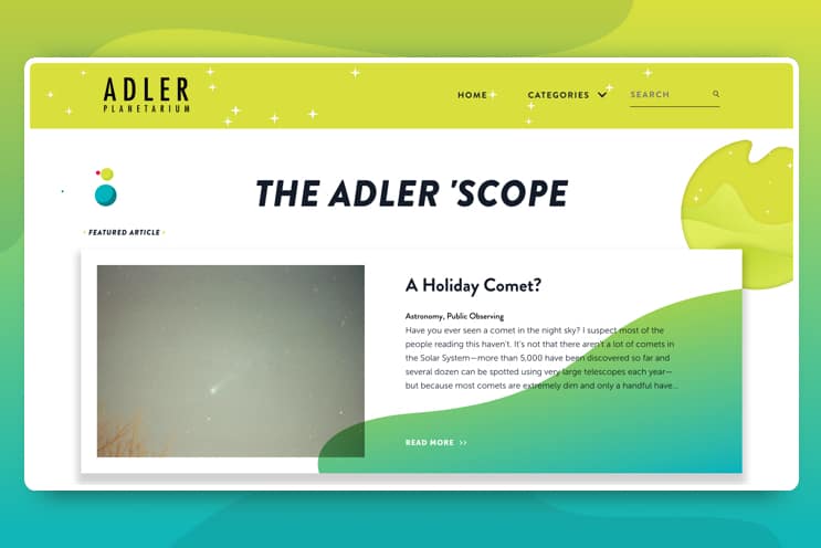 Adler blog post on Adler's site