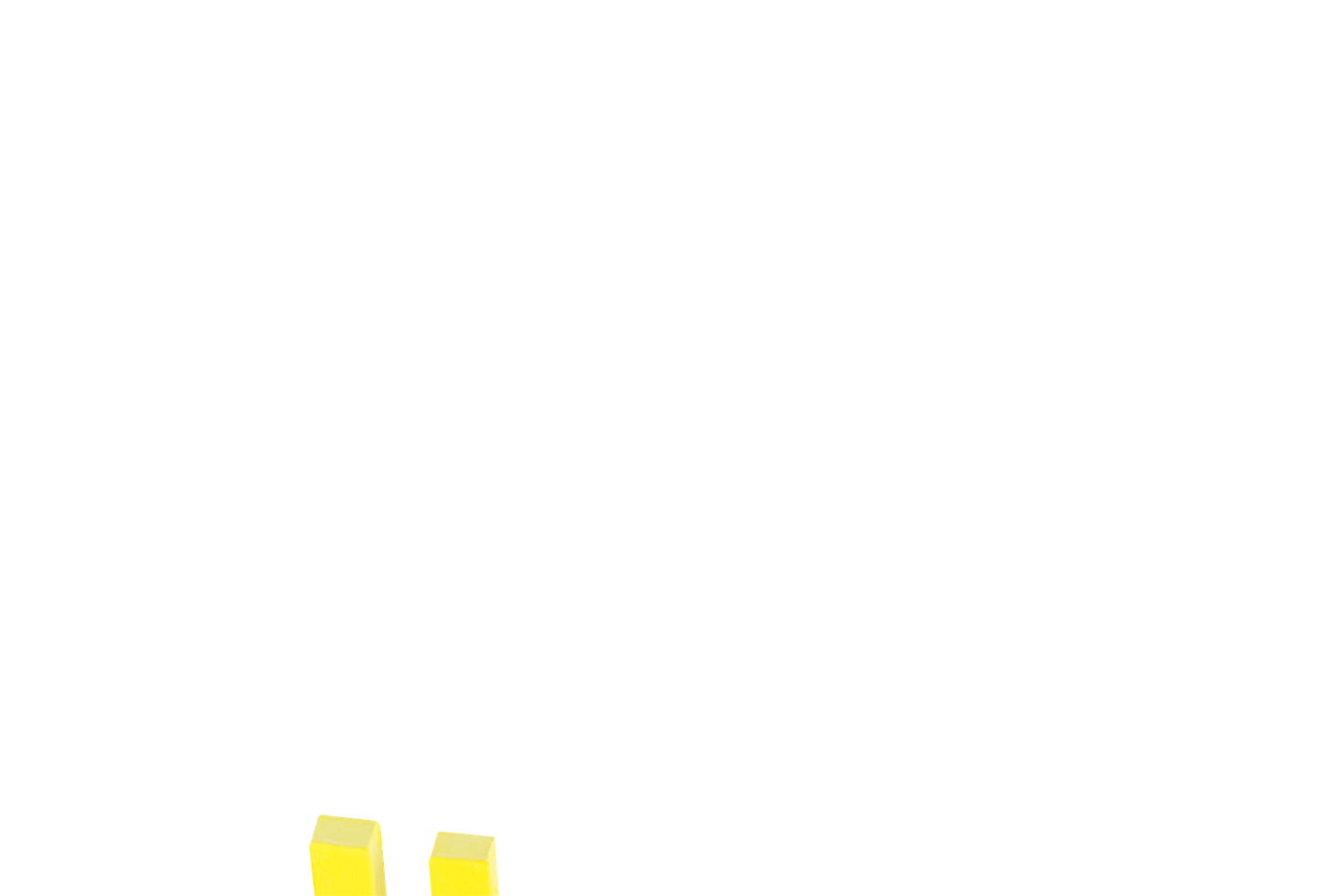 Two hands passing a hashtag along