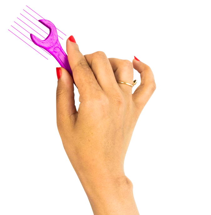 Hand screwing with a wrench