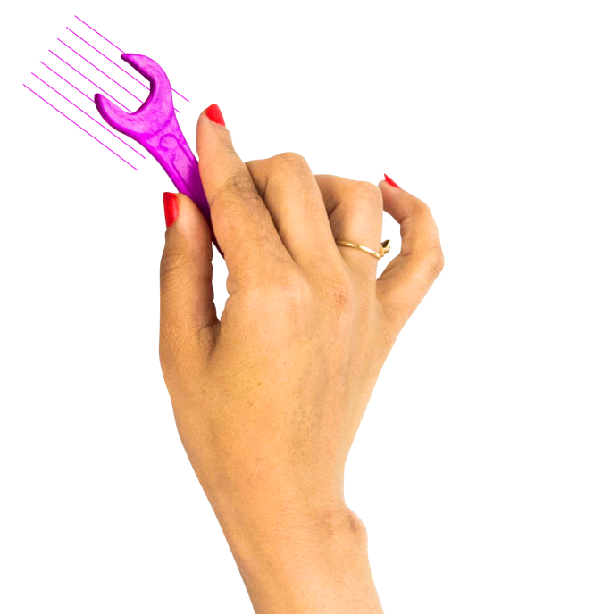 Hand screwing with a wrench