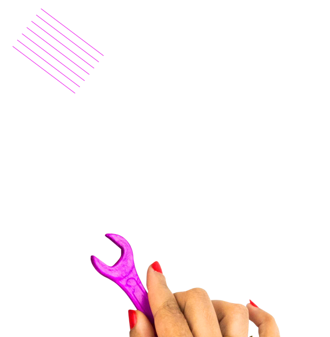 Hand screwing with a wrench