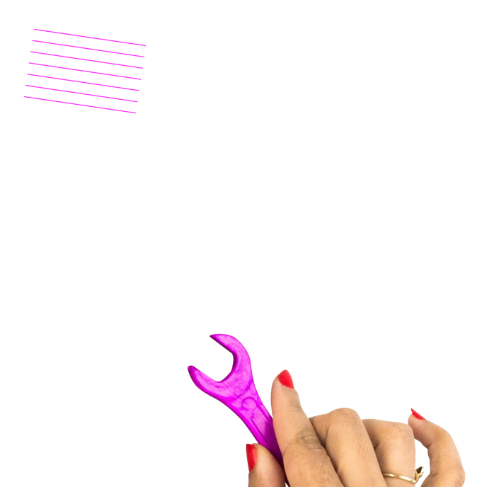 Hand screwing with a wrench