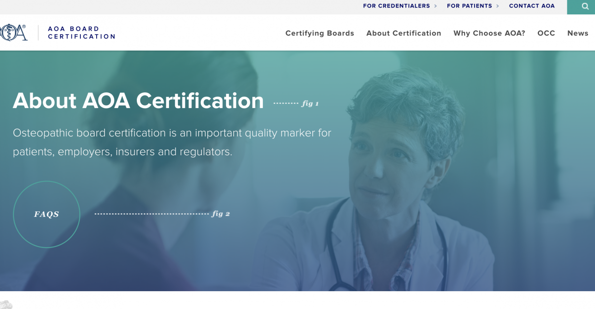 American Osteopathic Association Board Certification