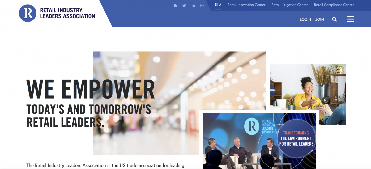 Retail Industry Leaders Association homepage